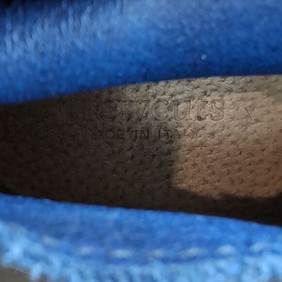 J CREW CREW CUTS UNISEX MACALISTER Blue Suede BOOTS SZ K2 - Picture 8 of 8